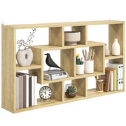 Libreria a Parete 8 Cubi ¨C zephmum ¨C 85x14.5x47.5 cm Rovere