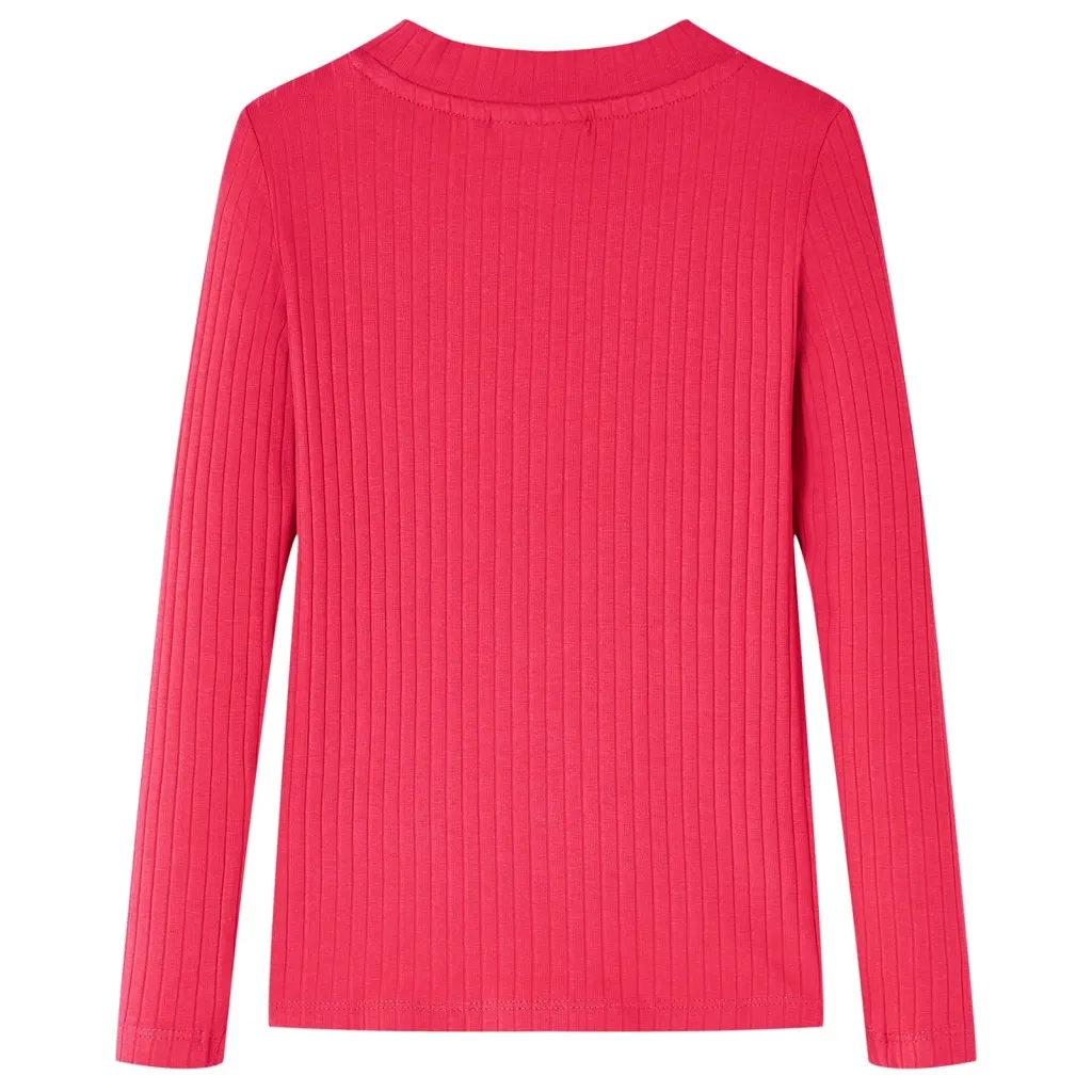 Maglietta da Bambina a Maniche Lunghe Fucsia 92cod mxl 108441