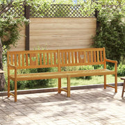 Panchina da esterno Naturale 220 x 55,5 x 90 cm