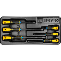 Topex 79r514 set di giraviti ph, h, 6 pz