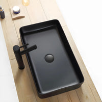 Lavabo Da Appoggio Denis Black Mat