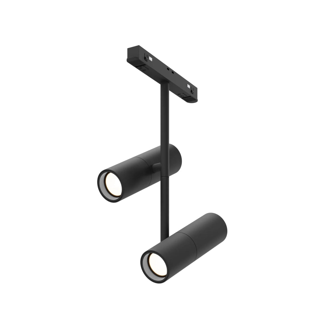 Maytoni Lampada da Binario moderna Exility Elti Duo 1 luce LED integrato nero alluminio