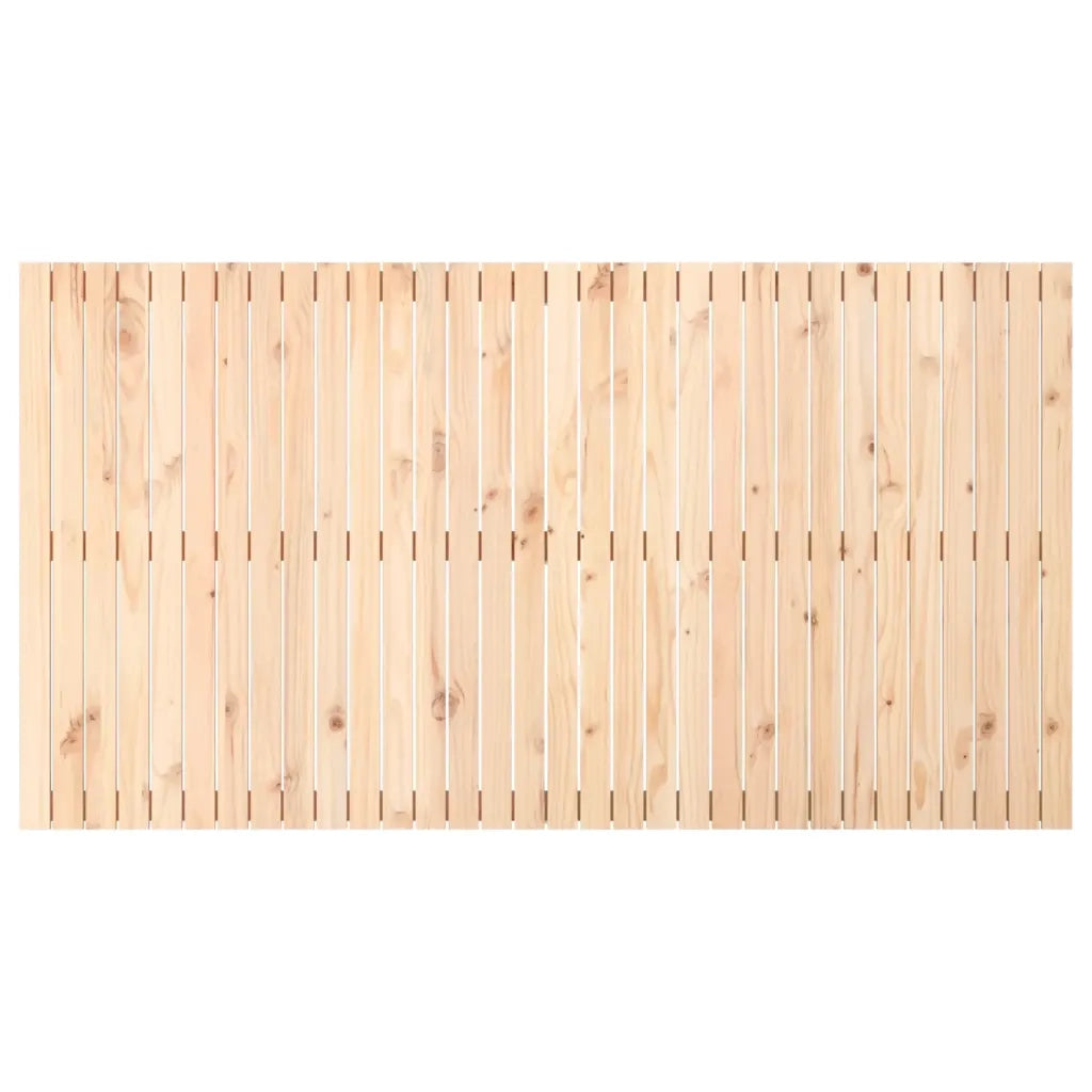 Testiera da Parete 204x3x110 cm in Legno Massello di Pino