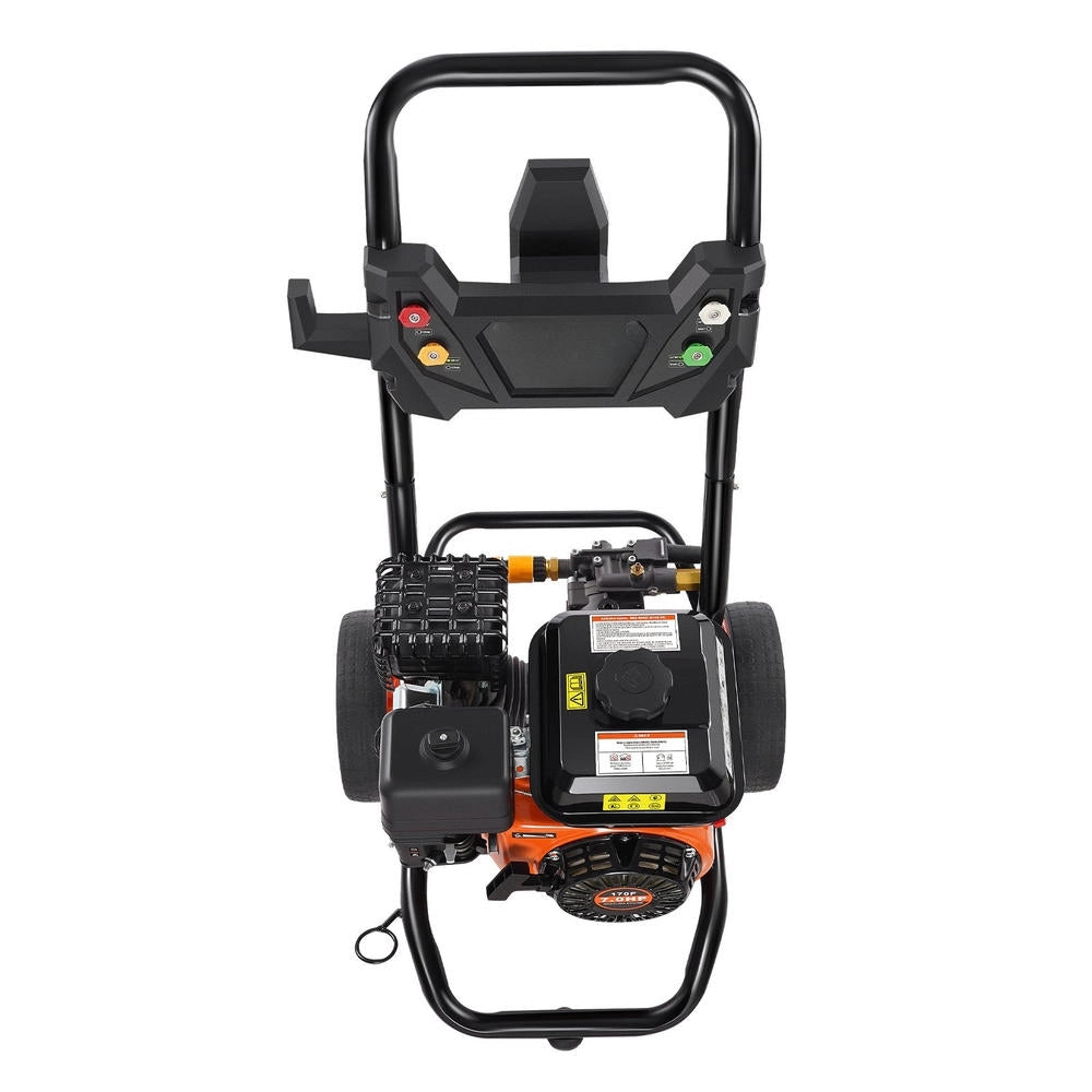 Idropulitrice A Gas 239 Bar 10 L/min Pompa Alluminio 5 Ugelli Alta Pressione Auto Recinzioni Cortili Verticale