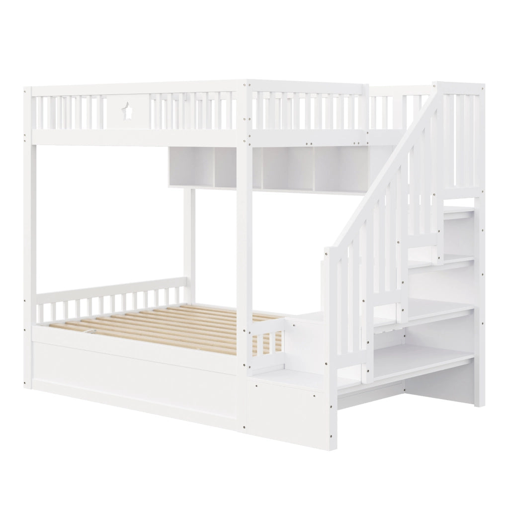 letto a castello legno bianco 140 x 200 cm