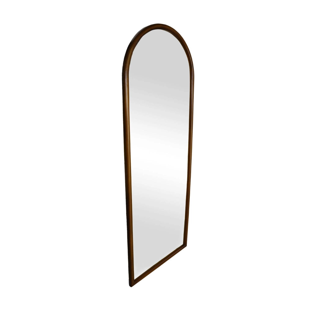 Specchio arco legno di pino, noce