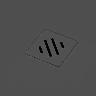 Piatto doccia 70x120 cm antracite effetto pietra in resina riducibile Karen