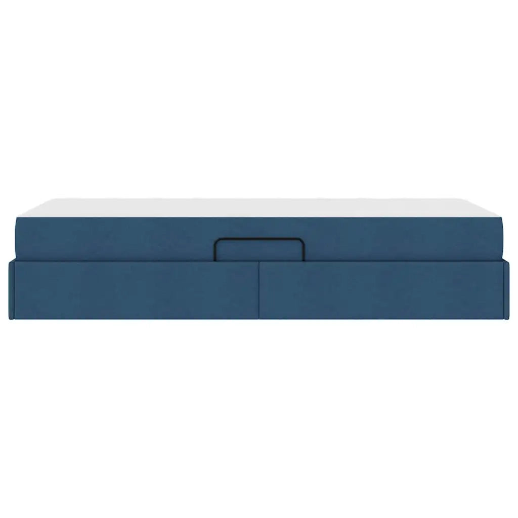 Letto con contenitore e materasso Blu 90 x 190 cm Poliestere 3399633