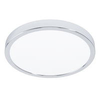 Plafoniera Moderna Fueva 5 In Acciaio Cromo Led Integrato 20,5W 4000K Ip44