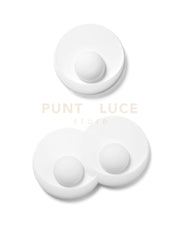 PITANE applique a parete Parete gesso Con Vetro 2 Luci attacco GX53 41x30cm