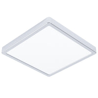 Plafoniera Moderna Fueva 5 Acciaio Cromo Led Integrato 20,5W 4000K Ip44