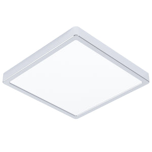 Plafoniera Moderna Fueva 5 Acciaio Cromo Led Integrato 20,5W 4000K Ip44