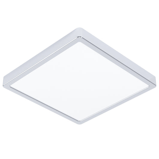 Plafoniera Moderna Fueva 5 Acciaio Cromo Led Integrato 20,5W 4000K Ip44