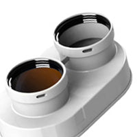 Sdoppiatore universale in pp di d80-80 mm