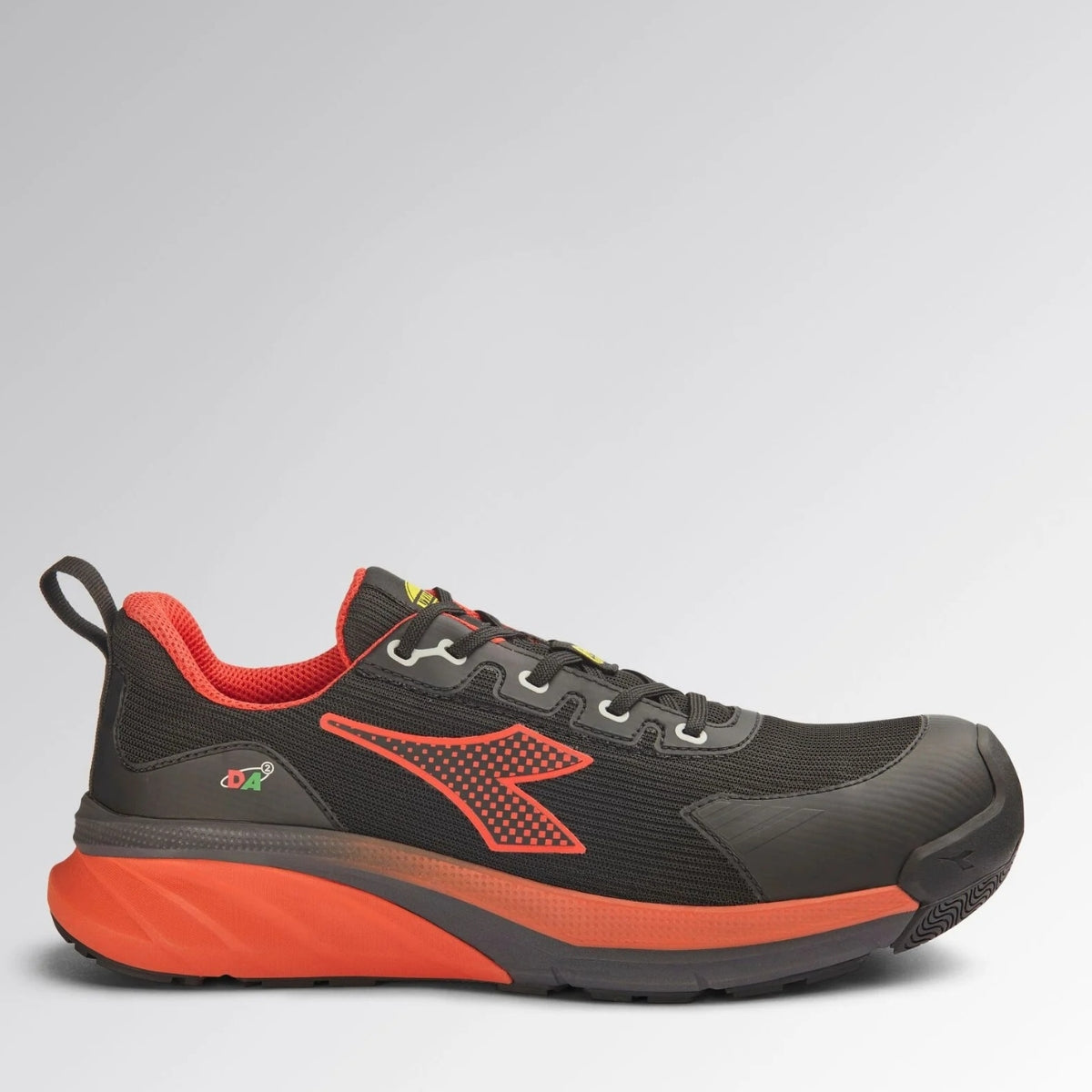 Scarpa Bassa Antinfortunistica S3S SRC Ammortizzata | Diadora Utility Vortex DA2 Nero/Rosso/40