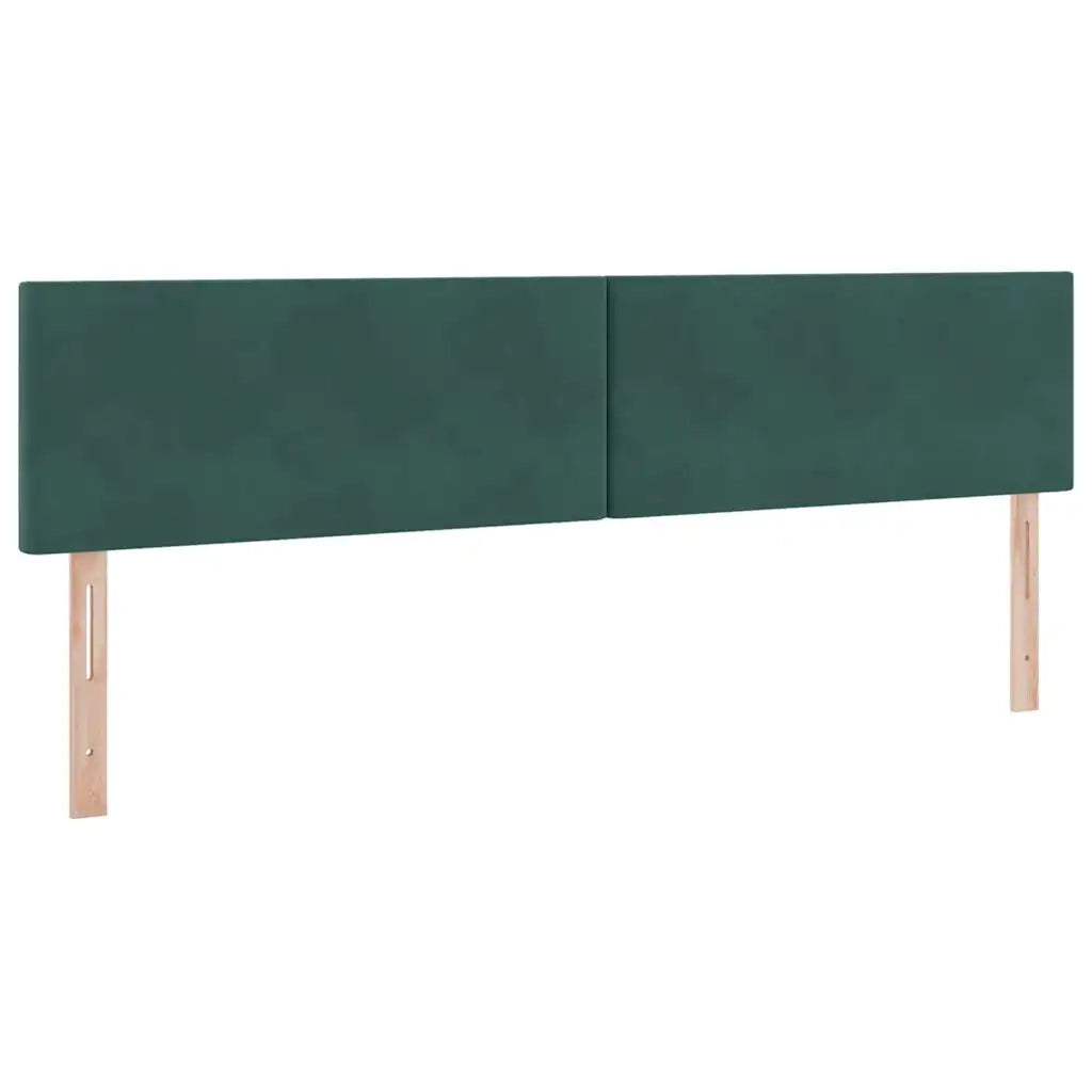 Letto con Contenitore Verde Scuro 200 x 200 cm Velluto