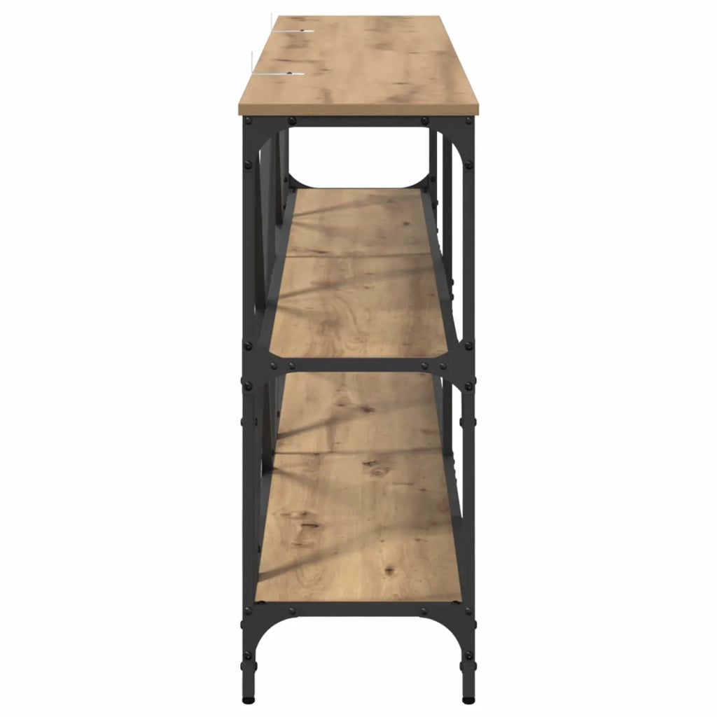 Tavolo consolle Rovere artigianale 160 x 30 x 75 cm