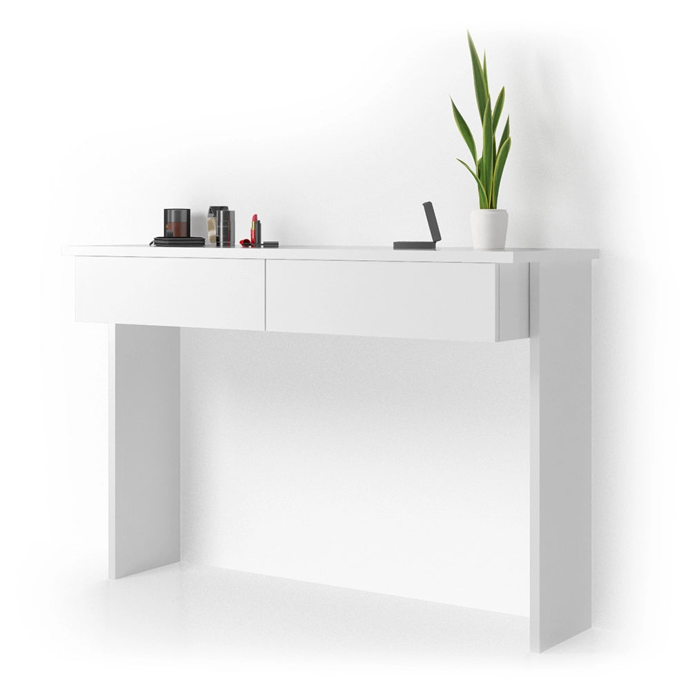Vicco Tavolo da toeletta Bianco 120 cm senza specchio