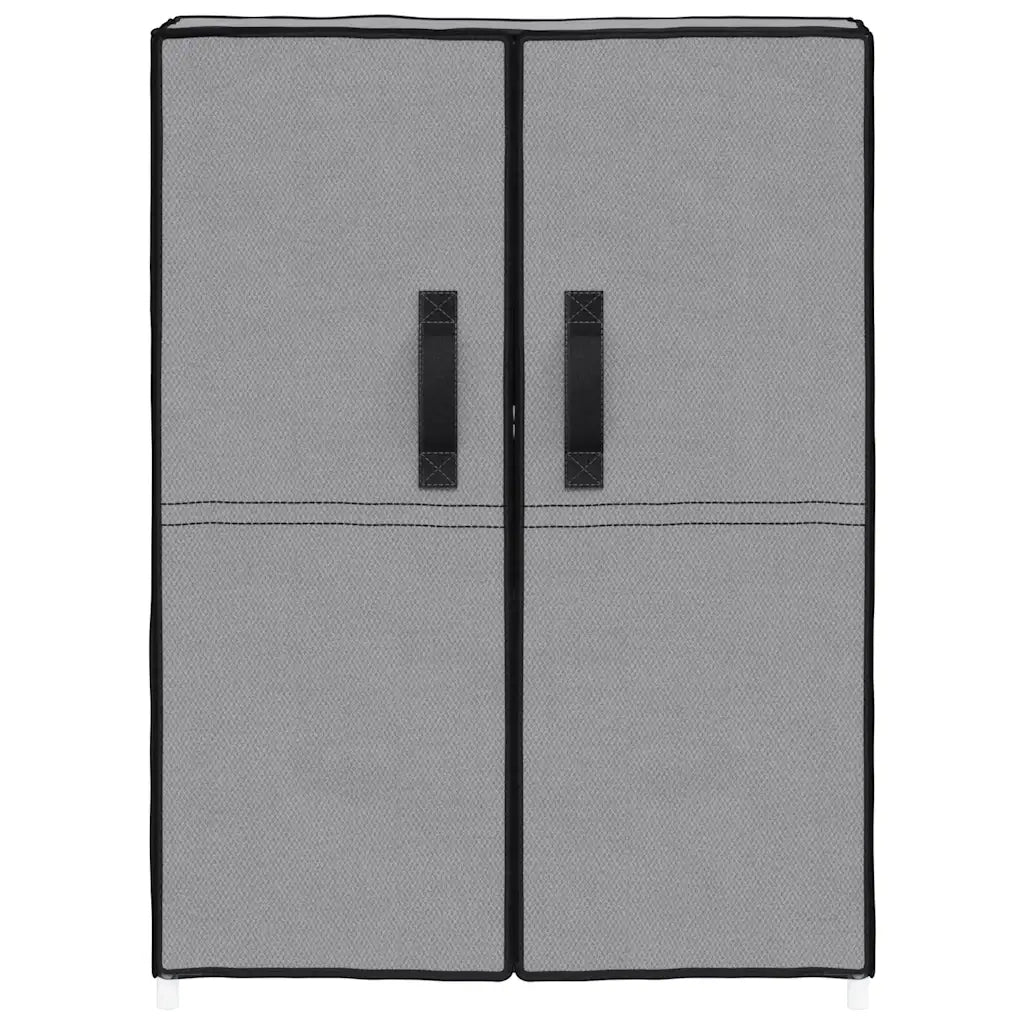 Scarpiera Grigia 60x28x90 cm Tessuto 337262