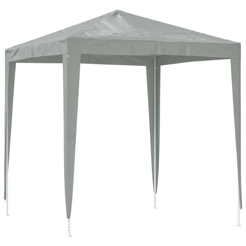 Tenda Party 200 x 200 x 240 cm Grigio Chiaro PE e Acciaio