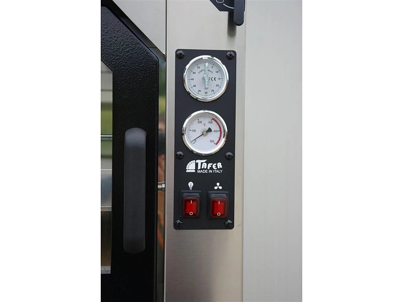 Forno Tafer da esterno modello Genesis 80 Classic a legna colore inox 47x83cm