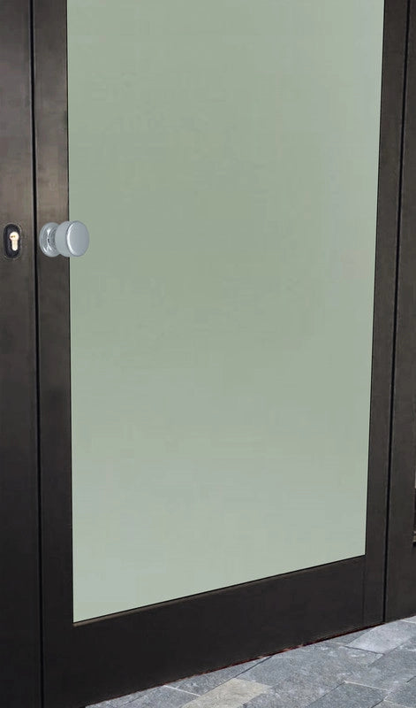 Pomolo fisso per porta SAGUATTI 175/50AB in alluminio argento lucido