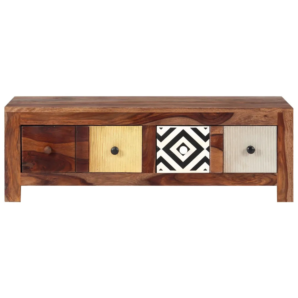 Tavolino da Salotto 90x50x30 cm in Legno Massello di Acacia 247731