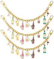 Accessori per borse - Hanger decorativo a catena - Thema Oktoberfest - 3 pezzi - 300 mm - Accessori per borse con charms