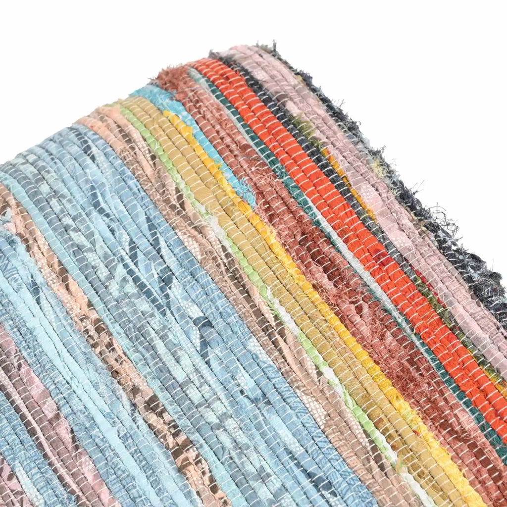 panca 60 x 30 x 45 cm Pelle Vera Multicolore 42042110