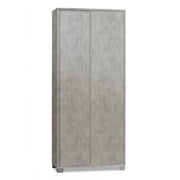 Armadio con 2 ante scorrevoli H190 L82 P41 Cm colore Cemento 798k Sarmog