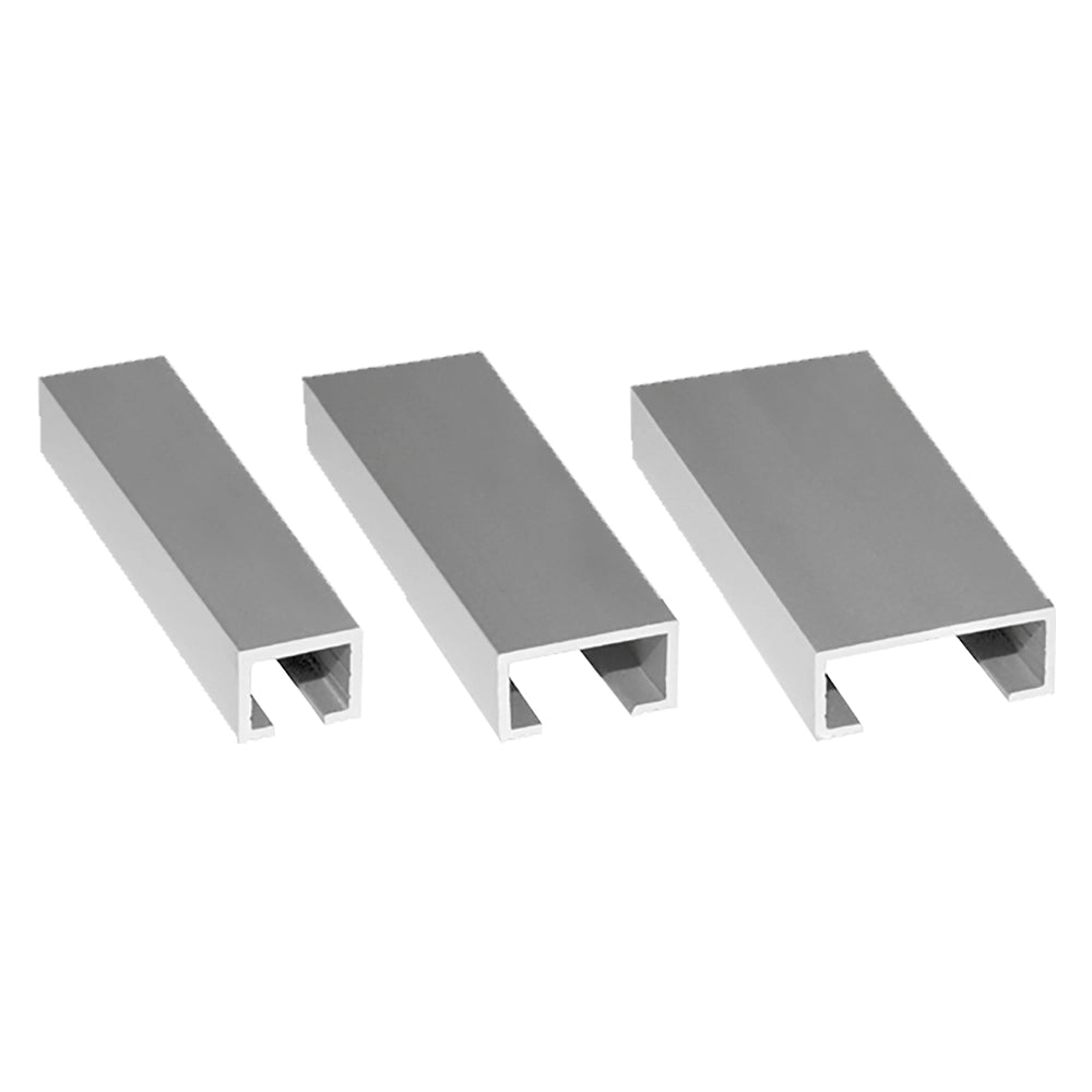 LISTELLO DI RIFINITURA PIATTO mm 10 x 8 - finitura satinata- 5 pezzi