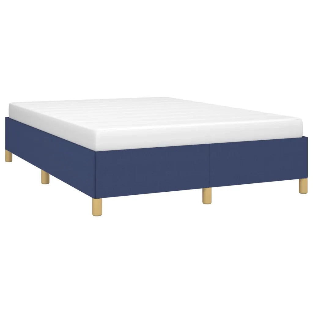Giroletto senza Materasso-Struttura Letto Blu 140x200 cm in Tessuto 311991