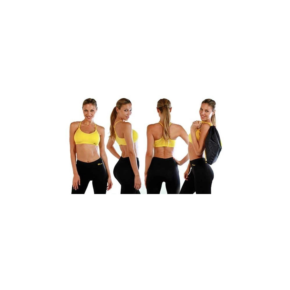 Trade Shop - Top E Pantalone Fitness Hot Shapers Palestra Neotex Pancia Piatta Perdi Peso Tg. -