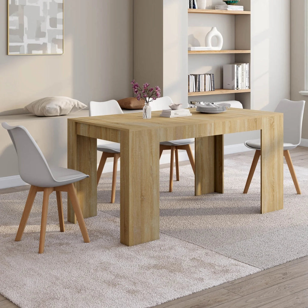 IDMarket - Tavolo consolle estensibile per 6 persone 140 cm in legno di faggio ORLANDO