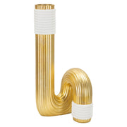 Elide, Vaso Colore Struttura oro, Bianco