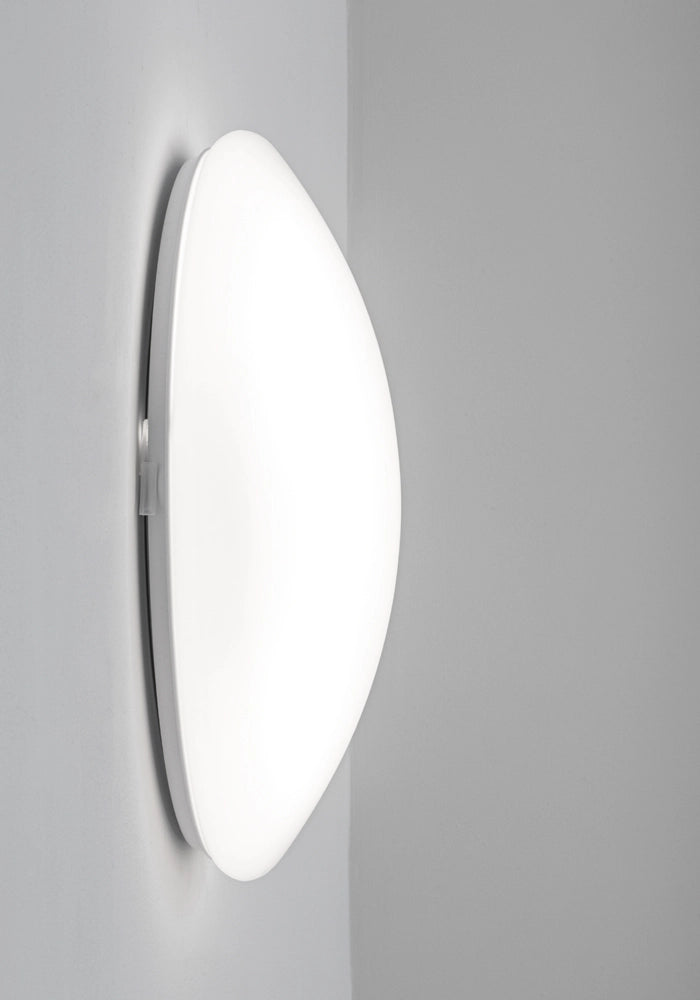 Applique LED POINT 27W IP44 3000K CRI90 IK03 Sensore CAM - Plafoniera tonda per installazione parete o soffitto - Rossini Group