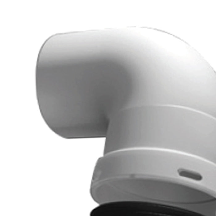 Curva 90 gradi in pp maschio-femmina di d80 mm