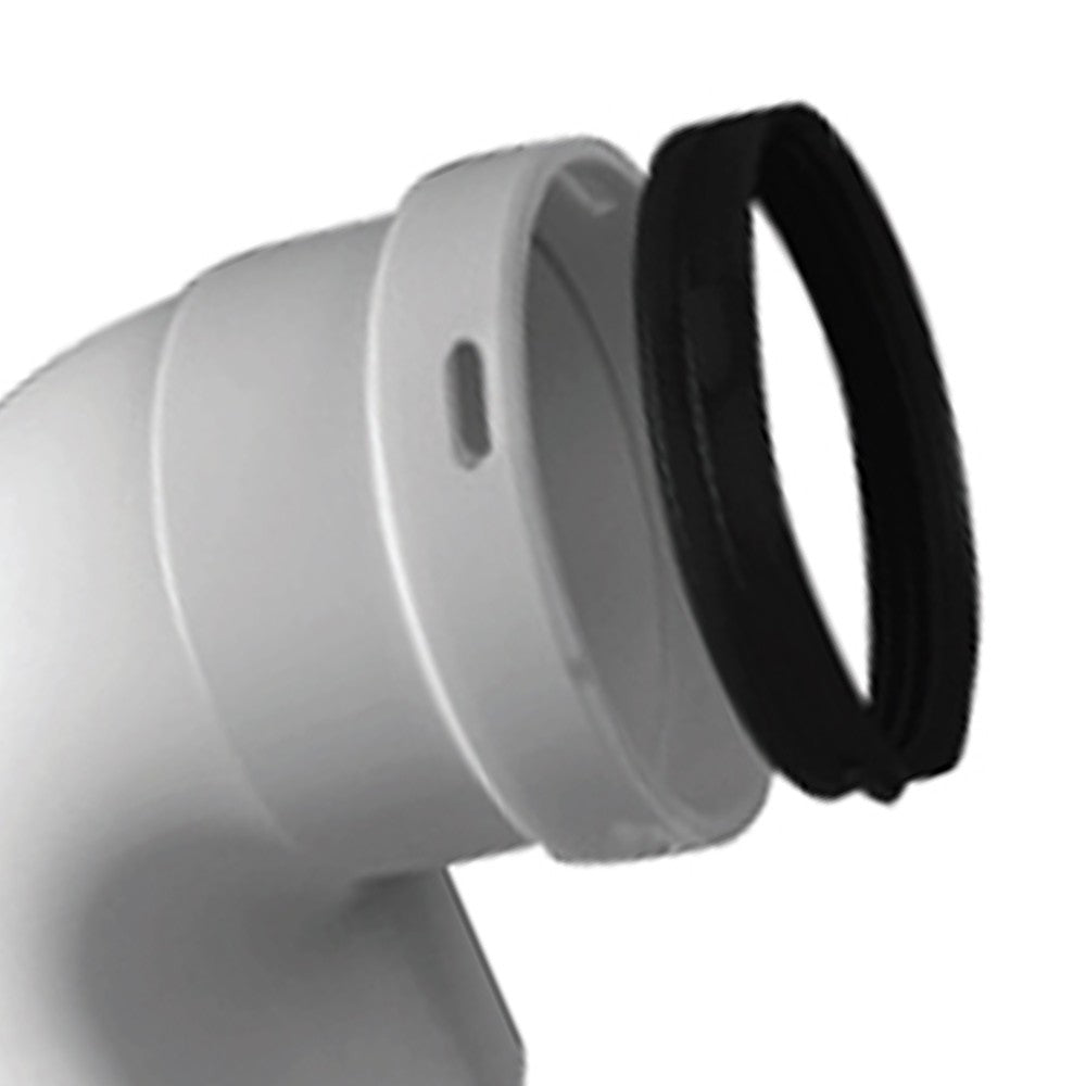 Curva 90 gradi in pp maschio-femmina di d80 mm