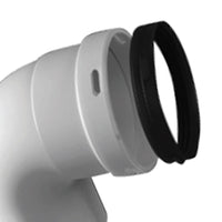 Curva 90 gradi in pp maschio-femmina di d80 mm