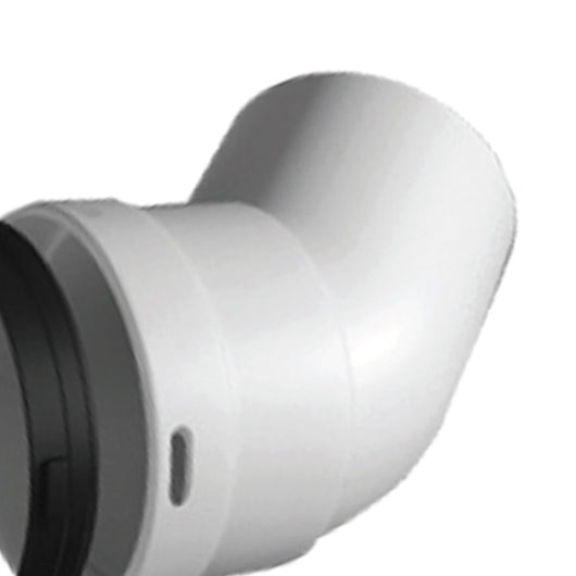 Curva 45 gradi in pp maschio-femmina di d80 mm