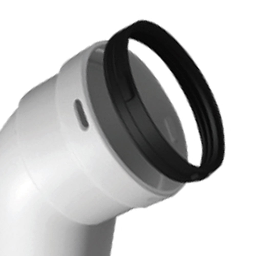 Curva 45 gradi in pp maschio-femmina di d80 mm