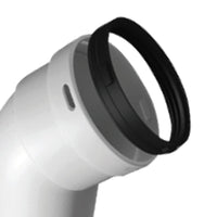 Curva 45 gradi in pp maschio-femmina di d80 mm