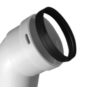 Curva 45 gradi in pp maschio-femmina di d80 mm