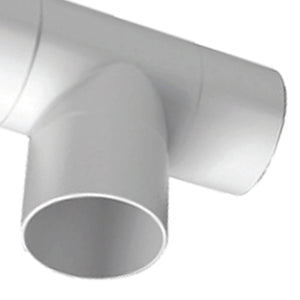 Tee maschio-femmina completo di guarnizione in pp di d80 mm