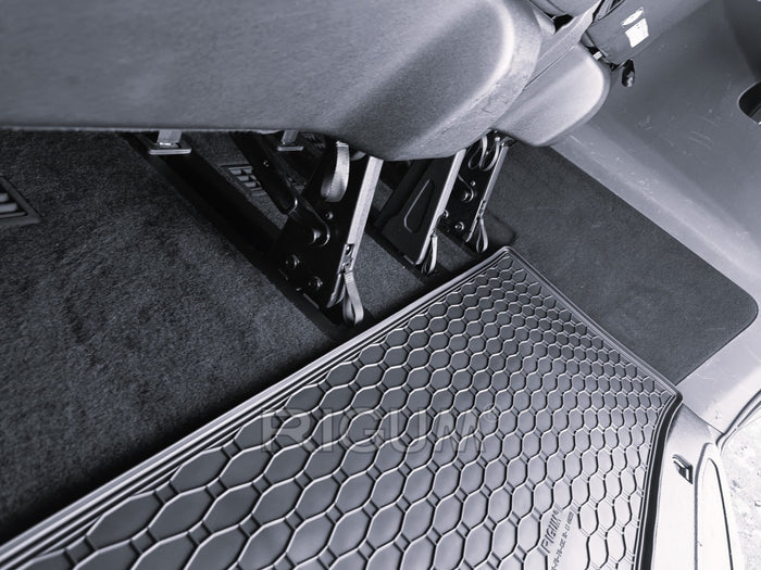 172B-408119 - Tappeto gomma baule per FORD Tourneo Custom 8/9 posti L1 dal 2018 al 2024 con riscaldamento