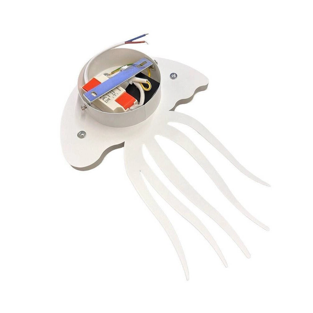 Trade Shop - Applique Parete Led Medusa 3 Tonalità Luce Moderno 8w Bianca Dimmerabile Aq27-b3c -