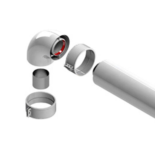 Kit coassiale orizzontale d60-100 per modelli ariston