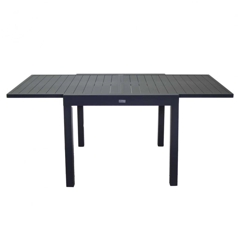 Tavolo alluminio sullivan allungabile antracite cm 90/180x90h73
