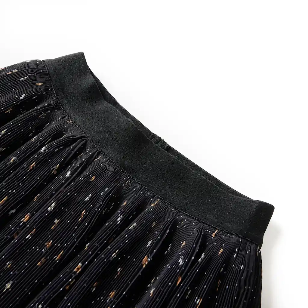 Gonna da Bambina a Strati con Design Arricciatura Nera 104 CFW1499080