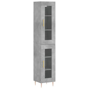 Buffet credenza cassettiera armadio mobile contenitore organizer cucina soggiorno salotto alto 34,5 x 34 x 180 cm legno ingegnerizzato grigio 02_0034411